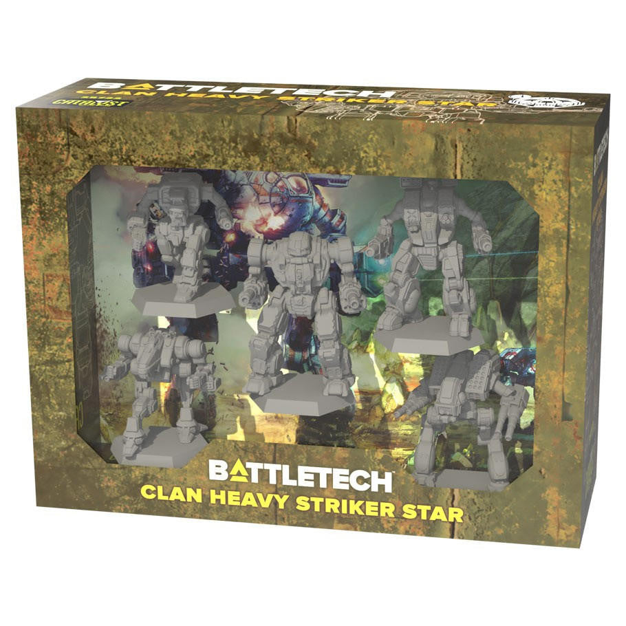 Catalyst Game Labs BattleTech: Clan Heavy Striker Star Force Miniatures Pack